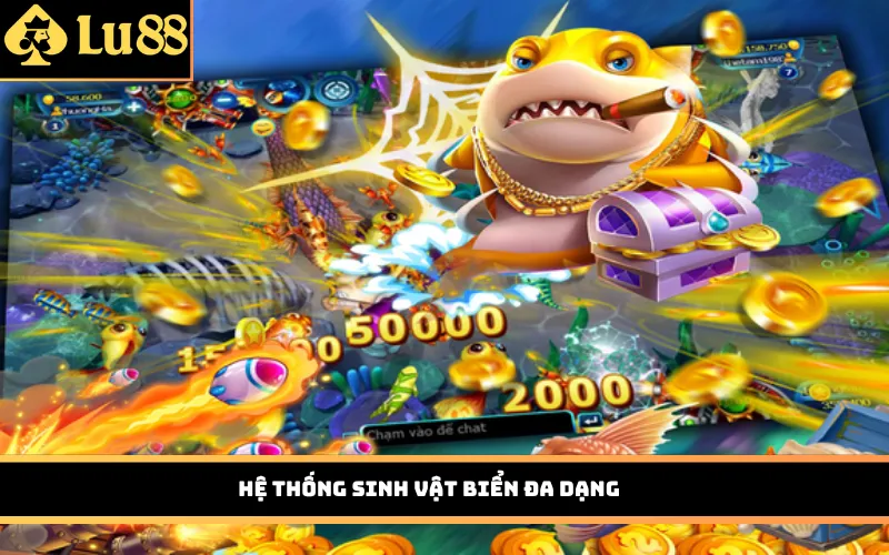 Hệ thống sinh vật biển đa dạng